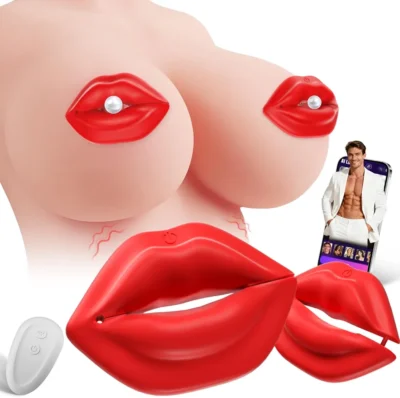 AI Smart Nipple Vibrators with Adjustable Clamps & App Control