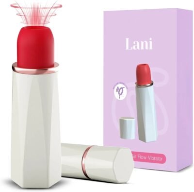 Mini Lipstick Vibrator – 9 Suction Modes Clitoral Stimulator for Women, Waterproof & Rechargeable